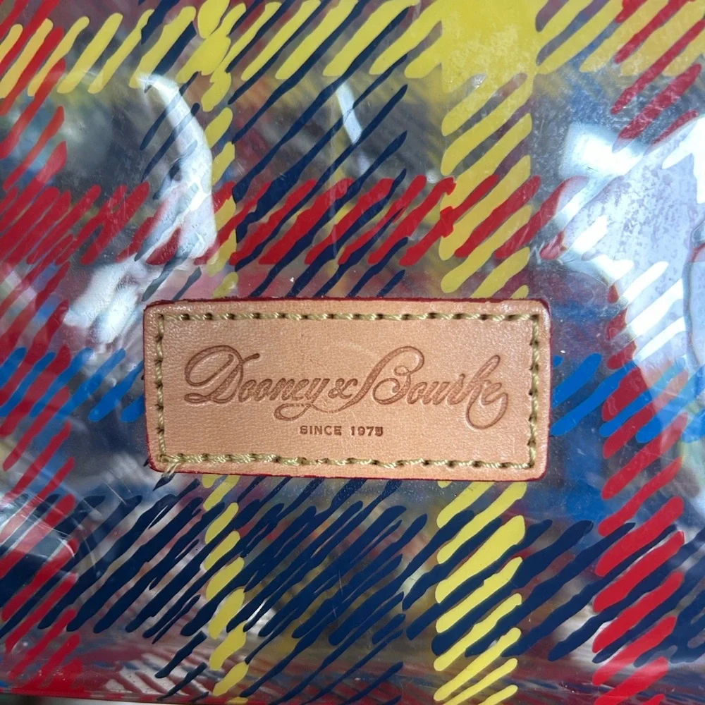 Unique DOONEY & Bourke NWOT Plaid CLEAR Tote Bag - Picture 6 of 6